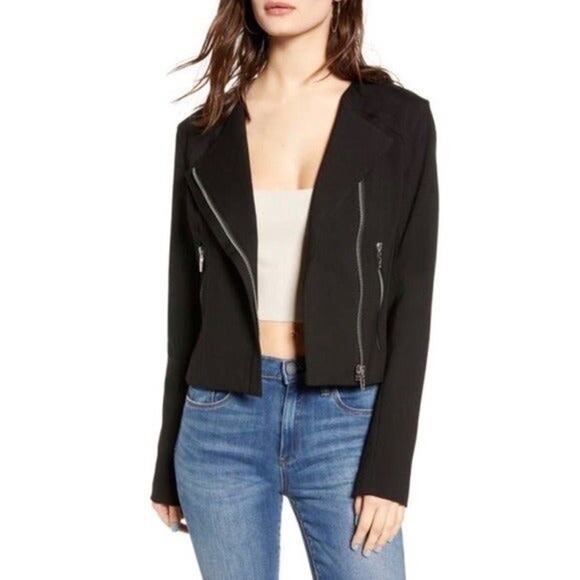 Blank NYC black moto jacket sz small - Picture 1 of 10